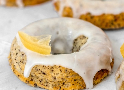 Healthier Lemon Poppy Seed Donuts