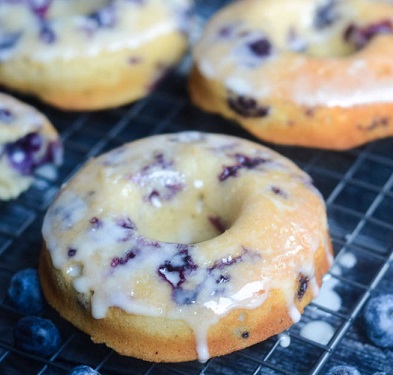 Blueberry Cake Mini Donut