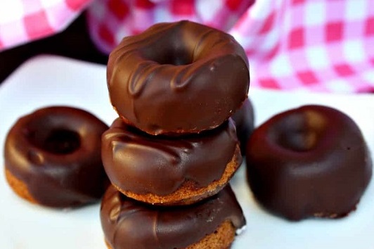Chocolate Glazed Mini Donut