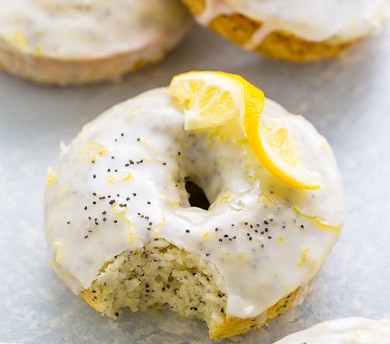 Lemon Poppy Seed Mini Donut
