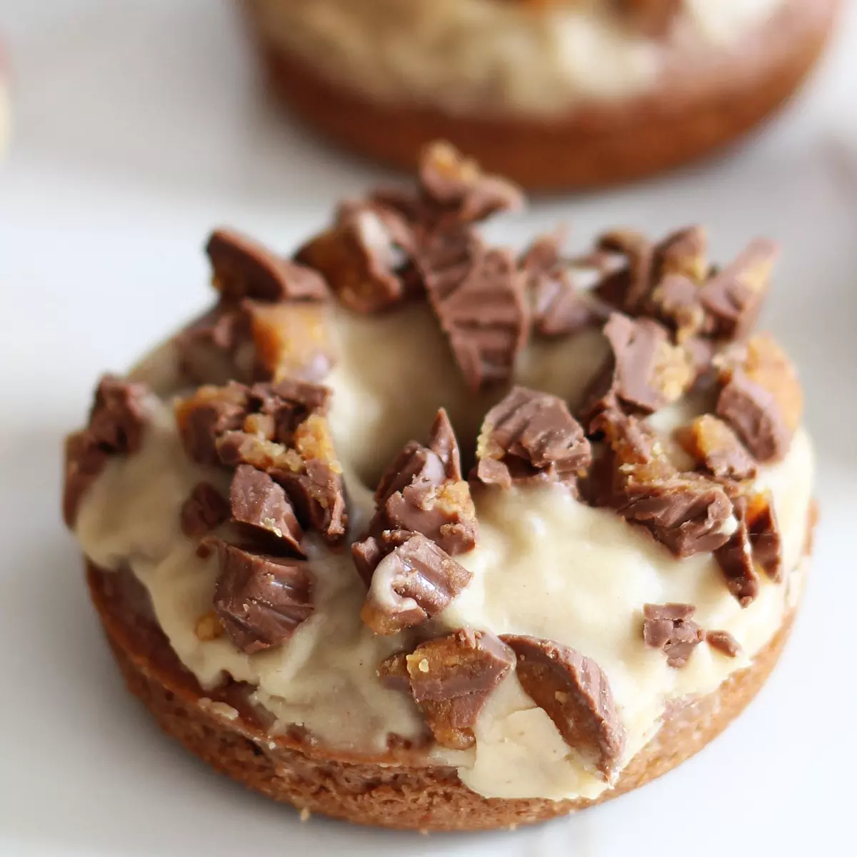 Peanut Butter and Chocolate Donuts